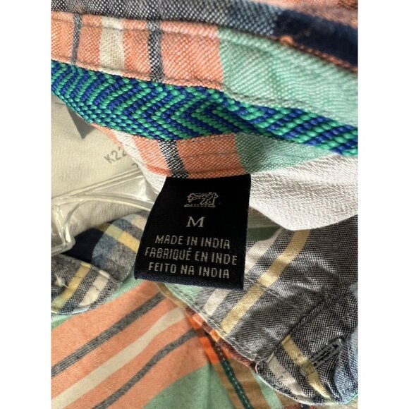 Scotch & Soda Mens Shirt Multi Color Plaid Flannel Button Up Long Sleeve Size M - Picture 5 of 7